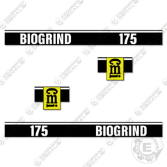 Fits CMI Biogrind 175 Decal Kit Mulch Grinder