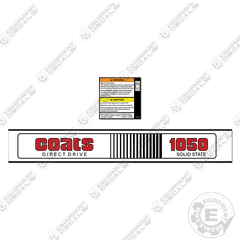 Fits Coats 1050 Decal Kit Wheel Balancer