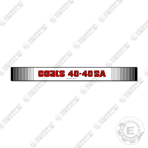 Fits Coats 40-40SA Decal Tire Changer
