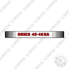 Fits Coats 40-40SA Decal Tire Changer
