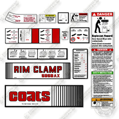 Coats 5050ax Decal Tire Changer - Aftermarket Kit