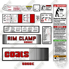 Coats 5050e Decal Tire Changer - Aftermarket Kit