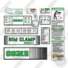 Image of Coats 5060ax  Decal Tire Changer - Custom Green -  Aftermarket Kit