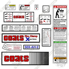 Coats 50X-AH-2 Decal Kit Rim Clamp