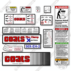Coats 50X-EH-2 Decal Kit Rim Clamp