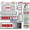 Image of Fits Coats 70X-EH-1 Decal Kit Rim Clamp