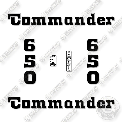 Commander 650 Decal Kit UTV - Aftermarket Kit