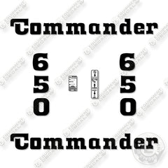 Commander 650 Decal Kit UTV - Aftermarket Kit