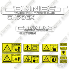 Connect CH70EX Decal Kit Hammer - Aftermarket Kit
