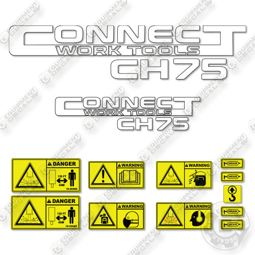 Connect CH75 Decal Kit Hammer - Aftermarket Kit