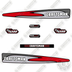 Fits Craftsman GS6500 Decal Kit Mower