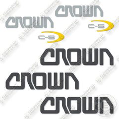 Fits Crown C-5 Decal Kit Forklift