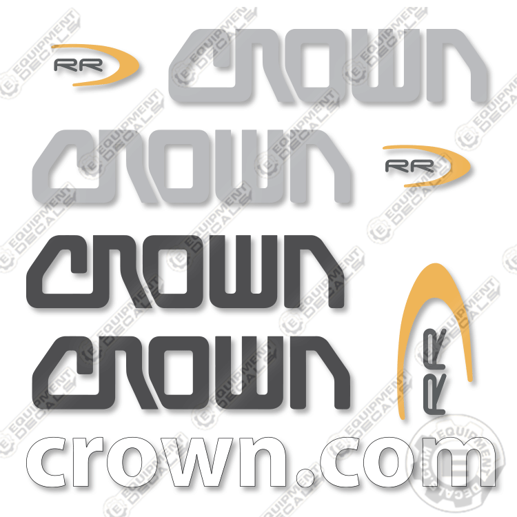 Fits Crown RR5200 Decal Kit Forklift