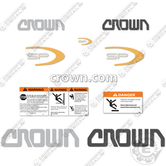 Fits Crown SP 3400 Decal Kit Forklift