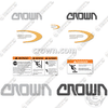 Image of Fits Crown SP 3400 Decal Kit Forklift