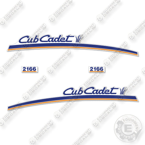 Cub Cadet 2166 Decal Kit Garden Tractor - Aftermarket Kit