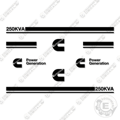 Backup Generator Sticker Generators – Equipment Decals
