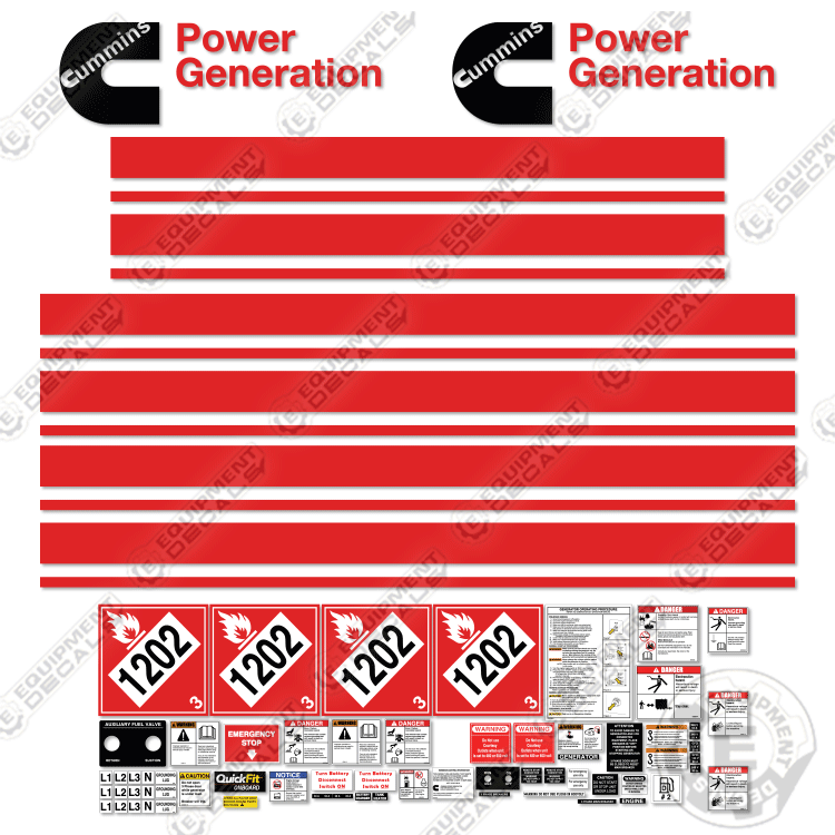 Fits Cummins C150D6R 150kw Towable Generator