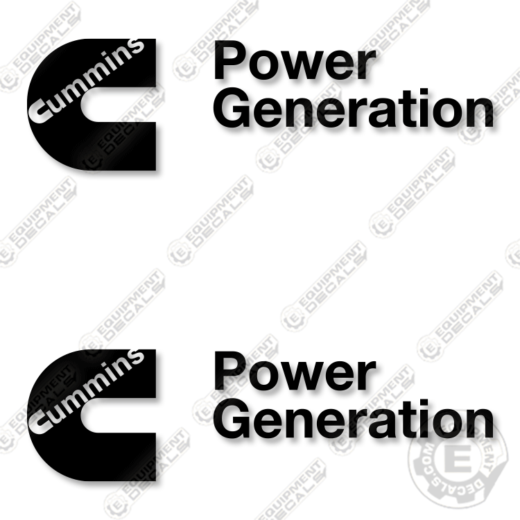 Fits Cummins Power Generation Logo Decal Kit