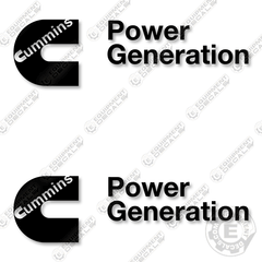 Fits Cummins Power Generation Logo Decal Kit