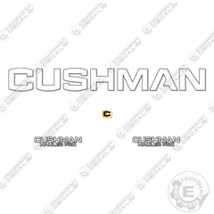 Fits Cushman Hauler Pro Decal Kit Utility Vehicle