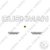 Image of Fits Cushman Hauler Pro Decal Kit Utility Vehicle