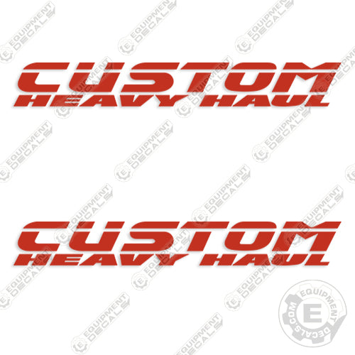 Hauling Sticker Fits Custom Heavy Haul Decal Kit Trailer 26