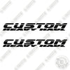 Image of Custom Heavy Haul Black Logo Decal Kit Trailer - Aftermarket Kit