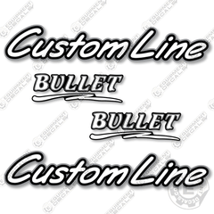 Fits Custom Line Bullet Trailer Decal Kit