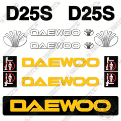 Fits Daewoo D25S-3 Decal Kit Forklift