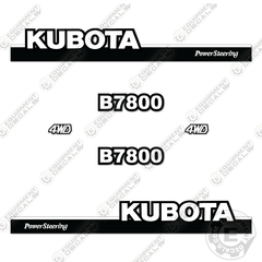 Fits Kubota B7800 Decal Kit Tractor