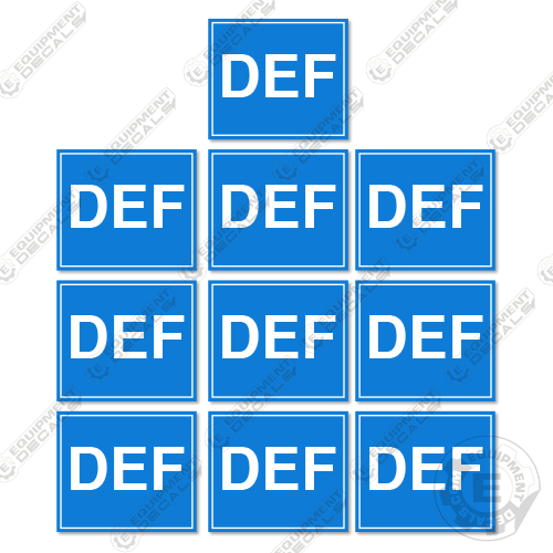 DEF Decals (Set of 10) 4