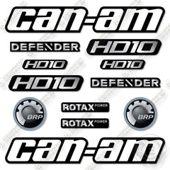 Can-Am Defender HD10 Decal Kit UTV - Custom Silver! - Aftermarket Kit