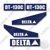 Image of Delta DT-130C Decal Kit Trencher - Aftermarket Kit
