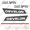 Image of Develon DX27Z-7 Decal Kit Mini Excavator- Aftermarket Kit - NOT GENUINE OEM