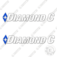 Fits Diamond C Decal Kit Trailer