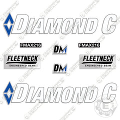 Diamond C FMAX 310 Trailer Decal Kit