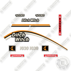 Fits Ditch Witch 1030 Decal Kit Trencher