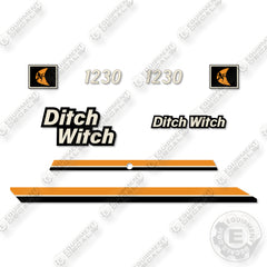 Fits Ditch Witch 1230 Decal Kit Trencher