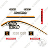 Image of Ditch Witch 1300 Decal Kit Trencher - Aftermarket Kit