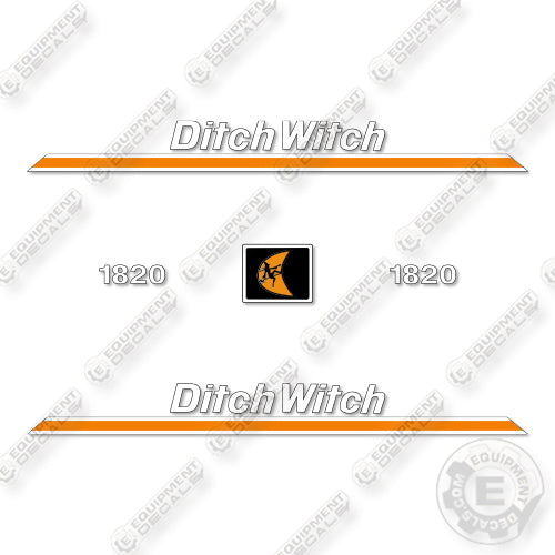 Ditch Witch 1820 Decal Kit Trencher - Aftermarket Kit