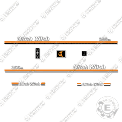 Fits Ditch Witch 255SX Decal Kit Trencher - PLUS TRAILER DECALS!