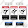 Image of Ditch Witch H312 Decal Kit Chain Trencher - Aftermarket Kit