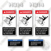 Image of Ditch Witch H314 Decal Kit Chain Trencher - Aftermarket Kit