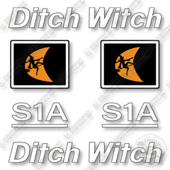 Ditch Witch S1A Decal Kit Trailer - Aftermarket Kit