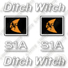 Image of Ditch Witch S1A Decal Kit Trailer - Aftermarket Kit