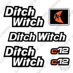 Fits Ditch Witch C12 Decal Kit Trencher