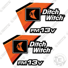 Fits Ditch Witch FM13V Decal Kit Fluid Manager