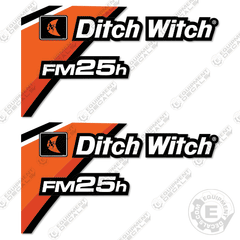 Fits Ditch Witch FM25H Decal Kit Fluid Manager