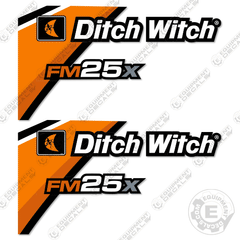 Fits Ditch Witch FM25X Decal Kit Fluid Manager